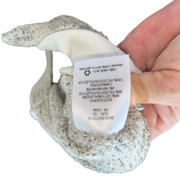 Metaphor Womens XS Tweed Knit Crop Jacket With Zipper Front & Black Trim Accents - Picture 9 of 11